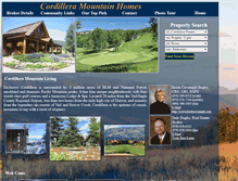 Tablet Screenshot of homesincordillera.com